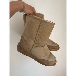 UGG Australia OG Made in Australia Classic Short Sheepskin Boots - Tan, Size 8